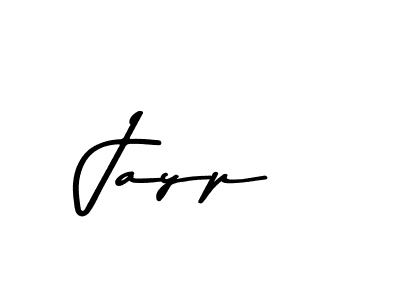 How to make Jayp name signature. Use Asem Kandis PERSONAL USE style for creating short signs online. This is the latest handwritten sign. Jayp signature style 9 images and pictures png