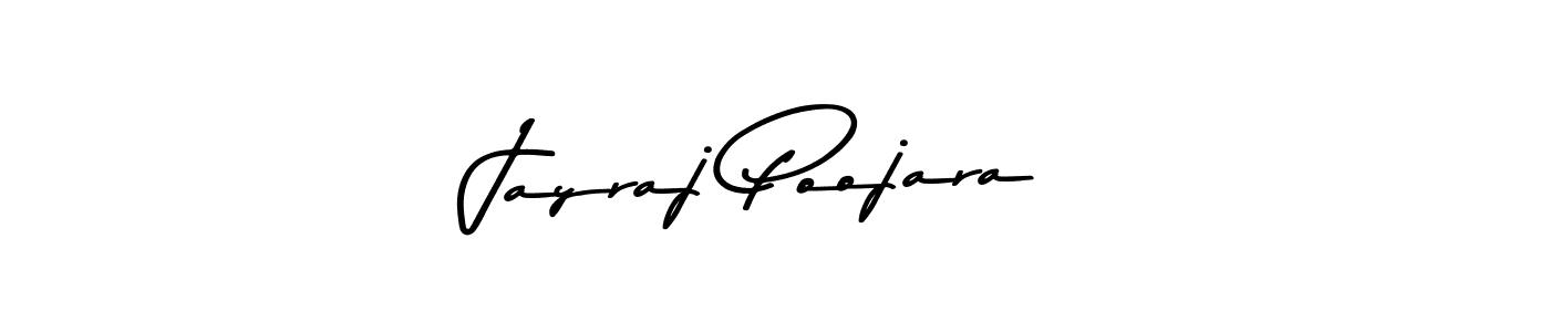 Similarly Asem Kandis PERSONAL USE is the best handwritten signature design. Signature creator online .You can use it as an online autograph creator for name Jayraj Poojara. Jayraj Poojara signature style 9 images and pictures png