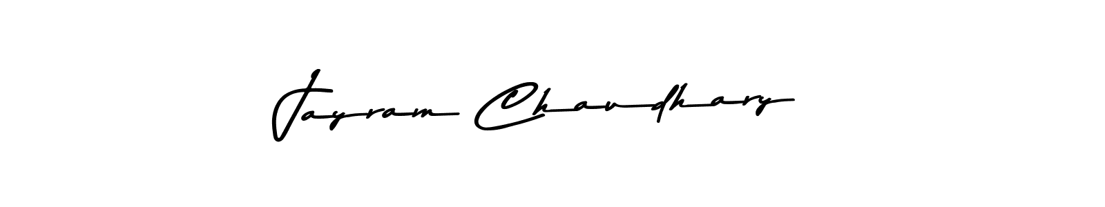 Design your own signature with our free online signature maker. With this signature software, you can create a handwritten (Asem Kandis PERSONAL USE) signature for name Jayram Chaudhary. Jayram Chaudhary signature style 9 images and pictures png