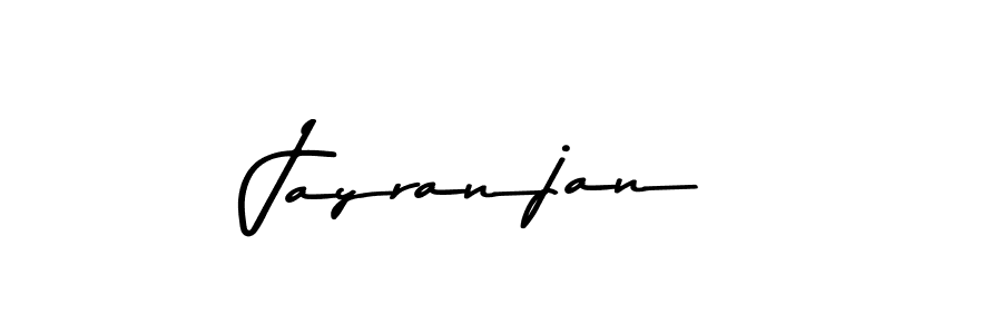 How to make Jayranjan name signature. Use Asem Kandis PERSONAL USE style for creating short signs online. This is the latest handwritten sign. Jayranjan signature style 9 images and pictures png