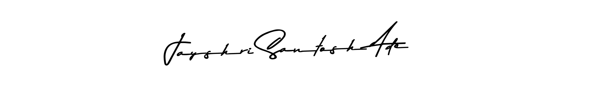 You can use this online signature creator to create a handwritten signature for the name Jayshri Santosh Ade. This is the best online autograph maker. Jayshri Santosh Ade signature style 9 images and pictures png