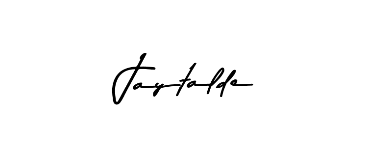 Make a beautiful signature design for name Jaytalde. With this signature (Asem Kandis PERSONAL USE) style, you can create a handwritten signature for free. Jaytalde signature style 9 images and pictures png