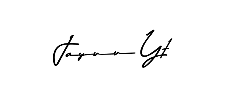 How to make Jayuu Yt name signature. Use Asem Kandis PERSONAL USE style for creating short signs online. This is the latest handwritten sign. Jayuu Yt signature style 9 images and pictures png