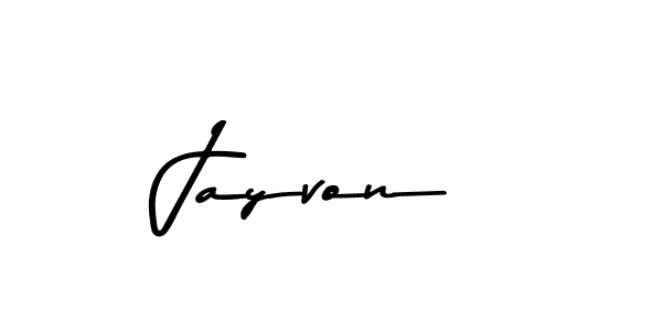 Design your own signature with our free online signature maker. With this signature software, you can create a handwritten (Asem Kandis PERSONAL USE) signature for name Jayvon. Jayvon signature style 9 images and pictures png