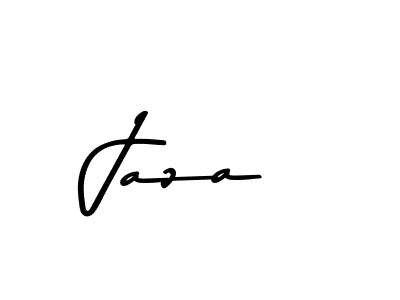 How to make Jaza name signature. Use Asem Kandis PERSONAL USE style for creating short signs online. This is the latest handwritten sign. Jaza signature style 9 images and pictures png