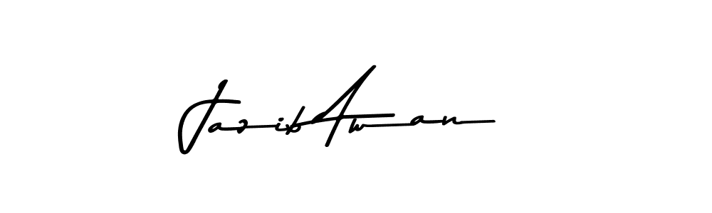 Also You can easily find your signature by using the search form. We will create Jazib Awan name handwritten signature images for you free of cost using Asem Kandis PERSONAL USE sign style. Jazib Awan signature style 9 images and pictures png