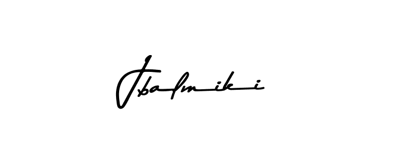 Design your own signature with our free online signature maker. With this signature software, you can create a handwritten (Asem Kandis PERSONAL USE) signature for name Jbalmiki. Jbalmiki signature style 9 images and pictures png