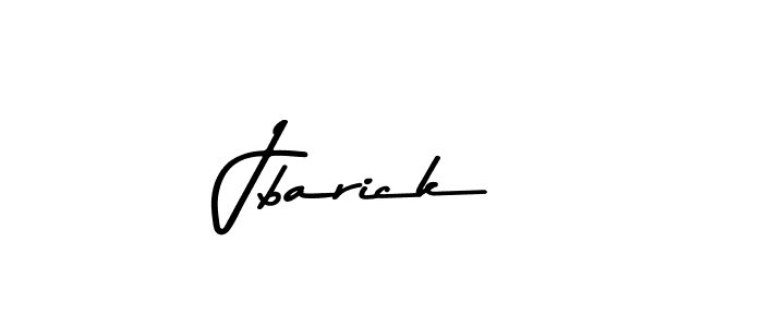 How to make Jbarick name signature. Use Asem Kandis PERSONAL USE style for creating short signs online. This is the latest handwritten sign. Jbarick signature style 9 images and pictures png