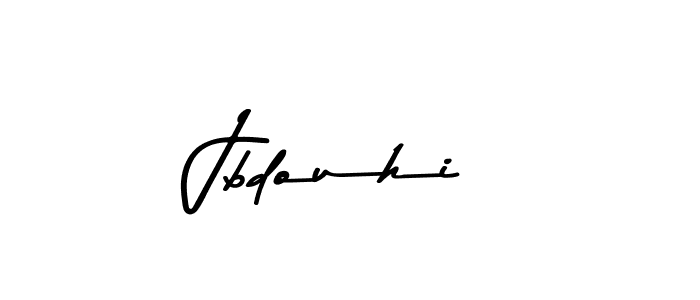 Create a beautiful signature design for name Jbdouhi. With this signature (Asem Kandis PERSONAL USE) fonts, you can make a handwritten signature for free. Jbdouhi signature style 9 images and pictures png