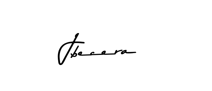 Jbecera stylish signature style. Best Handwritten Sign (Asem Kandis PERSONAL USE) for my name. Handwritten Signature Collection Ideas for my name Jbecera. Jbecera signature style 9 images and pictures png