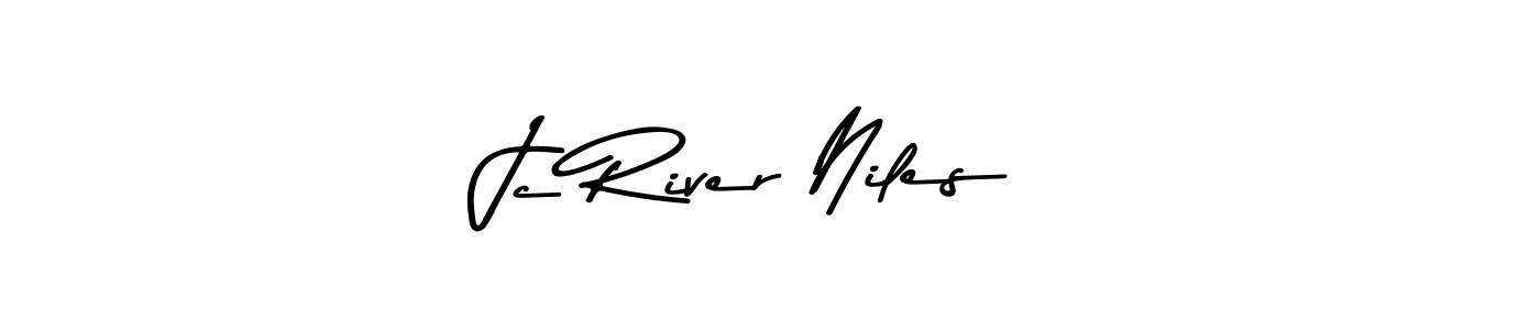 This is the best signature style for the Jc River Niles name. Also you like these signature font (Asem Kandis PERSONAL USE). Mix name signature. Jc River Niles signature style 9 images and pictures png