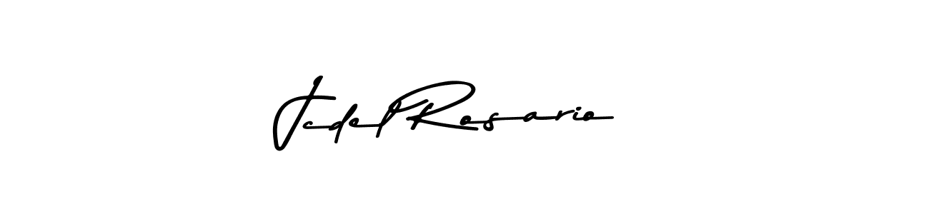 if you are searching for the best signature style for your name Jcdel Rosario. so please give up your signature search. here we have designed multiple signature styles  using Asem Kandis PERSONAL USE. Jcdel Rosario signature style 9 images and pictures png