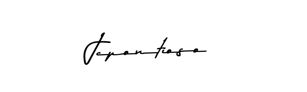 You should practise on your own different ways (Asem Kandis PERSONAL USE) to write your name (Jcpontioso) in signature. don't let someone else do it for you. Jcpontioso signature style 9 images and pictures png
