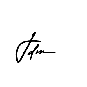 Make a beautiful signature design for name Jdm. With this signature (Asem Kandis PERSONAL USE) style, you can create a handwritten signature for free. Jdm signature style 9 images and pictures png