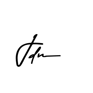 Design your own signature with our free online signature maker. With this signature software, you can create a handwritten (Asem Kandis PERSONAL USE) signature for name Jdn. Jdn signature style 9 images and pictures png