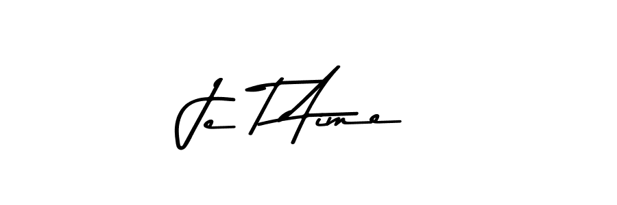 Here are the top 10 professional signature styles for the name Je T Aime. These are the best autograph styles you can use for your name. Je T Aime signature style 9 images and pictures png