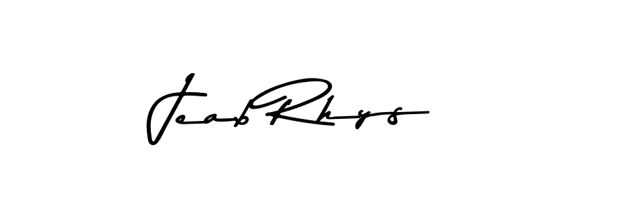 How to make Jeab Rhys signature? Asem Kandis PERSONAL USE is a professional autograph style. Create handwritten signature for Jeab Rhys name. Jeab Rhys signature style 9 images and pictures png