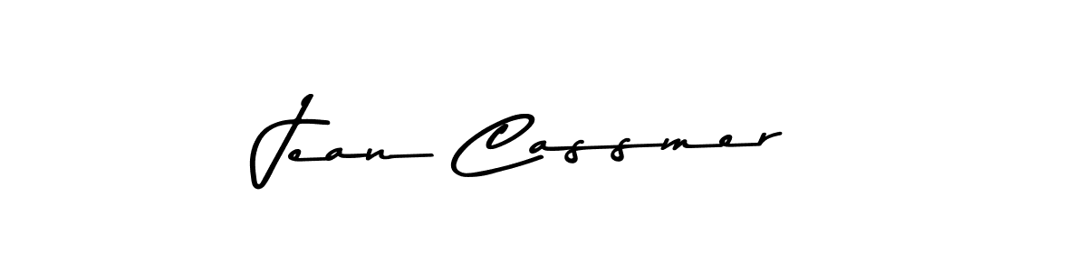 How to make Jean Cassmer name signature. Use Asem Kandis PERSONAL USE style for creating short signs online. This is the latest handwritten sign. Jean Cassmer signature style 9 images and pictures png