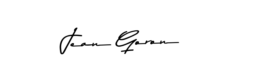 Use a signature maker to create a handwritten signature online. With this signature software, you can design (Asem Kandis PERSONAL USE) your own signature for name Jean Goron. Jean Goron signature style 9 images and pictures png