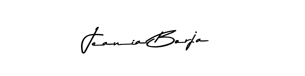 The best way (Asem Kandis PERSONAL USE) to make a short signature is to pick only two or three words in your name. The name Jeania Borja include a total of six letters. For converting this name. Jeania Borja signature style 9 images and pictures png