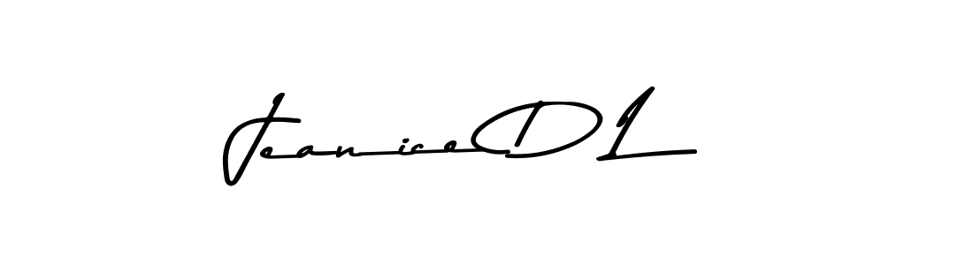 How to make Jeanice D L signature? Asem Kandis PERSONAL USE is a professional autograph style. Create handwritten signature for Jeanice D L name. Jeanice D L signature style 9 images and pictures png