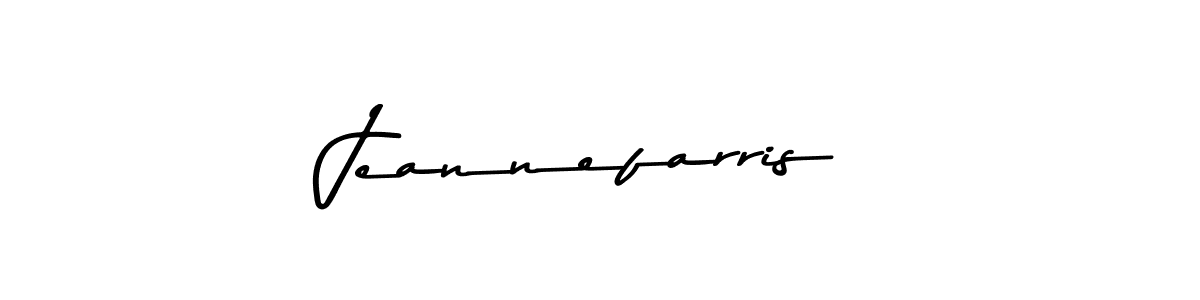 Use a signature maker to create a handwritten signature online. With this signature software, you can design (Asem Kandis PERSONAL USE) your own signature for name Jeannefarris. Jeannefarris signature style 9 images and pictures png
