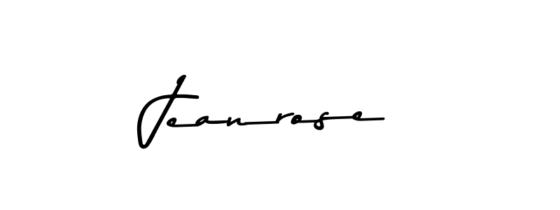 Similarly Asem Kandis PERSONAL USE is the best handwritten signature design. Signature creator online .You can use it as an online autograph creator for name Jeanrose. Jeanrose signature style 9 images and pictures png