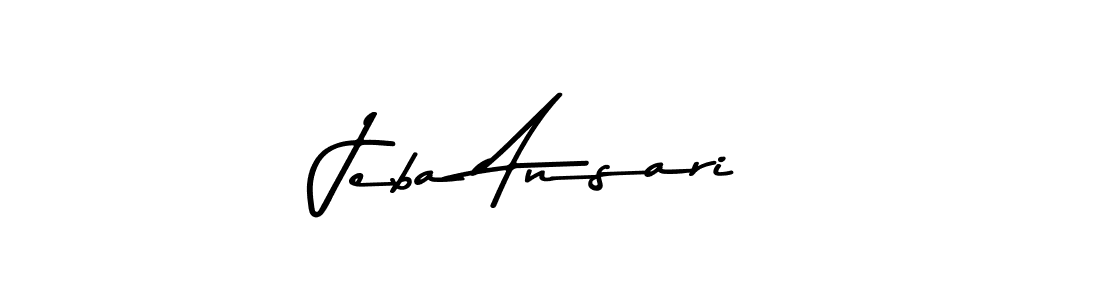 Also we have Jeba Ansari name is the best signature style. Create professional handwritten signature collection using Asem Kandis PERSONAL USE autograph style. Jeba Ansari signature style 9 images and pictures png