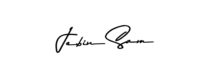 You can use this online signature creator to create a handwritten signature for the name Jebin Sam. This is the best online autograph maker. Jebin Sam signature style 9 images and pictures png