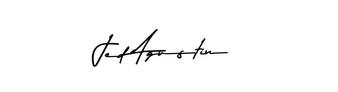 Asem Kandis PERSONAL USE is a professional signature style that is perfect for those who want to add a touch of class to their signature. It is also a great choice for those who want to make their signature more unique. Get Jed Agustin name to fancy signature for free. Jed Agustin signature style 9 images and pictures png