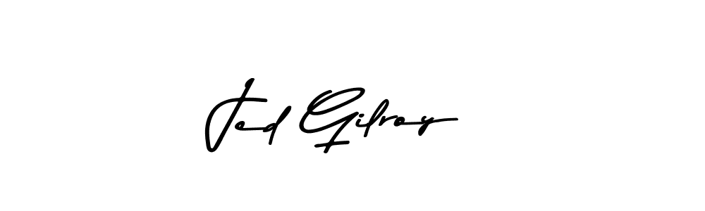 Similarly Asem Kandis PERSONAL USE is the best handwritten signature design. Signature creator online .You can use it as an online autograph creator for name Jed Gilroy. Jed Gilroy signature style 9 images and pictures png