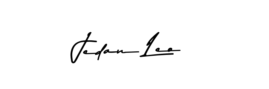 How to make Jedan Leo name signature. Use Asem Kandis PERSONAL USE style for creating short signs online. This is the latest handwritten sign. Jedan Leo signature style 9 images and pictures png