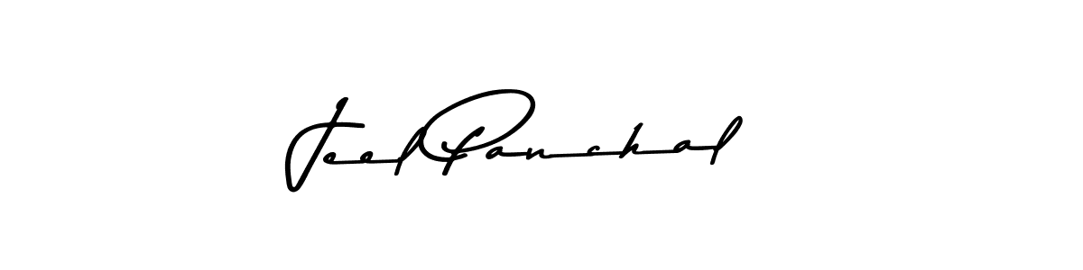 Make a beautiful signature design for name Jeel Panchal. With this signature (Asem Kandis PERSONAL USE) style, you can create a handwritten signature for free. Jeel Panchal signature style 9 images and pictures png