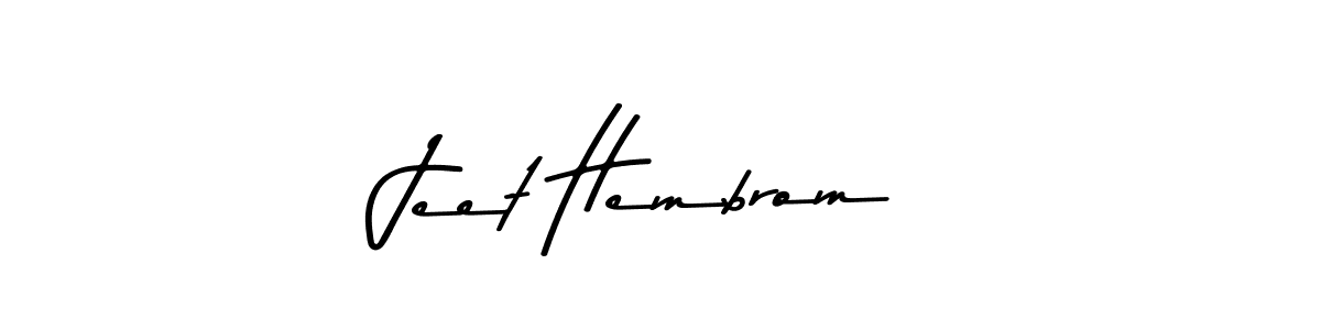 How to make Jeet Hembrom signature? Asem Kandis PERSONAL USE is a professional autograph style. Create handwritten signature for Jeet Hembrom name. Jeet Hembrom signature style 9 images and pictures png