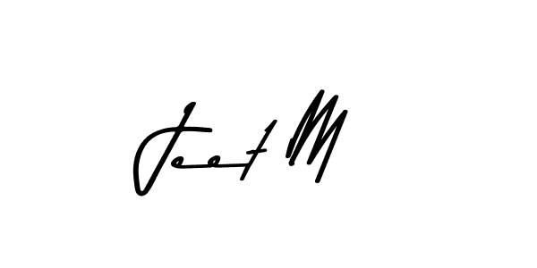 Use a signature maker to create a handwritten signature online. With this signature software, you can design (Asem Kandis PERSONAL USE) your own signature for name Jeet M. Jeet M signature style 9 images and pictures png