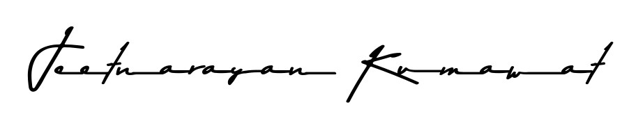 A dynamic signature style for Jeetnarayan Kumawat using Asem Kandis PERSONAL USE script. Designed to look authentic, handwritten, and professional. Jeetnarayan Kumawat signature style 9 images and pictures png