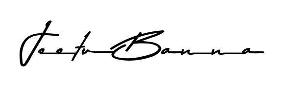 Get inspired by this graceful Asem Kandis PERSONAL USE signature style for name Jeetu Banna. Smooth loops and balanced proportions for everyday use. Jeetu Banna signature style 9 images and pictures png