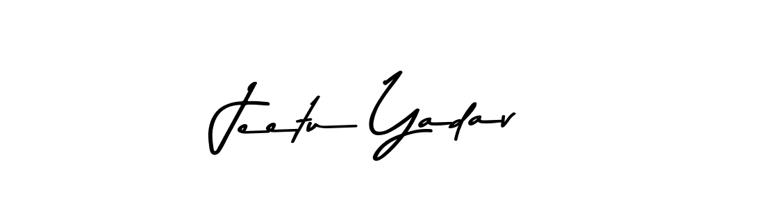 Design your own signature with our free online signature maker. With this signature software, you can create a handwritten (Asem Kandis PERSONAL USE) signature for name Jeetu Yadav. Jeetu Yadav signature style 9 images and pictures png