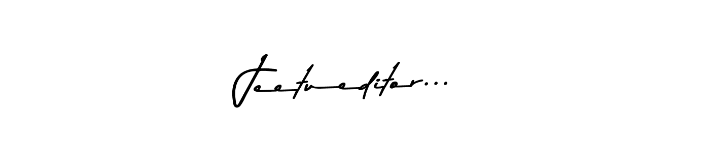 Once you've used our free online signature maker to create your best signature Asem Kandis PERSONAL USE style, it's time to enjoy all of the benefits that Jeetueditor... name signing documents. Jeetueditor... signature style 9 images and pictures png