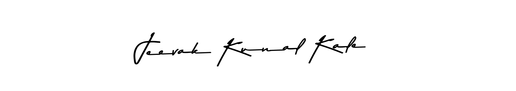 Also You can easily find your signature by using the search form. We will create Jeevak Kunal Kale name handwritten signature images for you free of cost using Asem Kandis PERSONAL USE sign style. Jeevak Kunal Kale signature style 9 images and pictures png