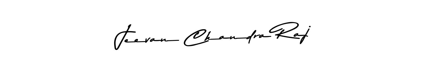 How to make Jeevan Chandra Raj name signature. Use Asem Kandis PERSONAL USE style for creating short signs online. This is the latest handwritten sign. Jeevan Chandra Raj signature style 9 images and pictures png