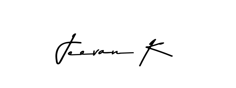 The best way (Asem Kandis PERSONAL USE) to make a short signature is to pick only two or three words in your name. The name Jeevan K include a total of six letters. For converting this name. Jeevan K signature style 9 images and pictures png