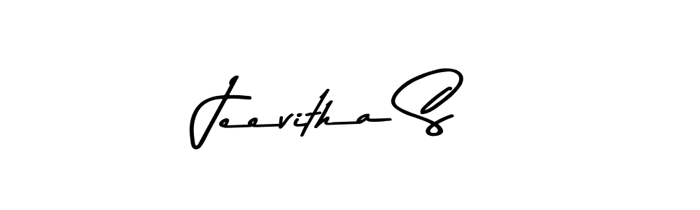 Make a beautiful signature design for name Jeevitha S. Use this online signature maker to create a handwritten signature for free. Jeevitha S signature style 9 images and pictures png