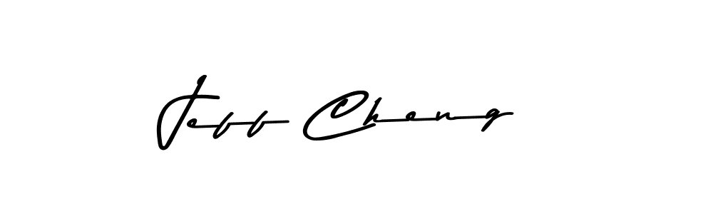 Create a beautiful signature design for name Jeff Cheng. With this signature (Asem Kandis PERSONAL USE) fonts, you can make a handwritten signature for free. Jeff Cheng signature style 9 images and pictures png