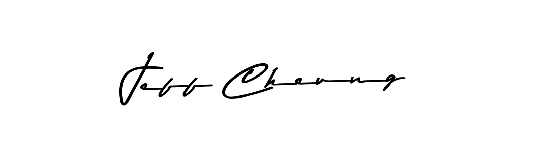 Design your own signature with our free online signature maker. With this signature software, you can create a handwritten (Asem Kandis PERSONAL USE) signature for name Jeff Cheung. Jeff Cheung signature style 9 images and pictures png