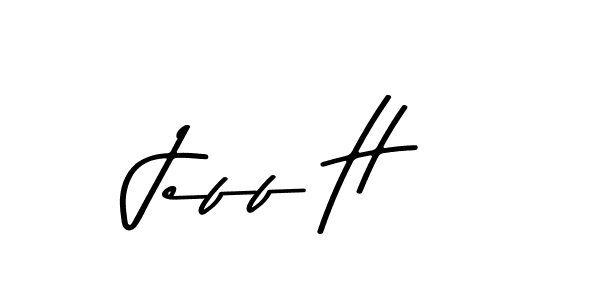 Design your own signature with our free online signature maker. With this signature software, you can create a handwritten (Asem Kandis PERSONAL USE) signature for name Jeff H. Jeff H signature style 9 images and pictures png