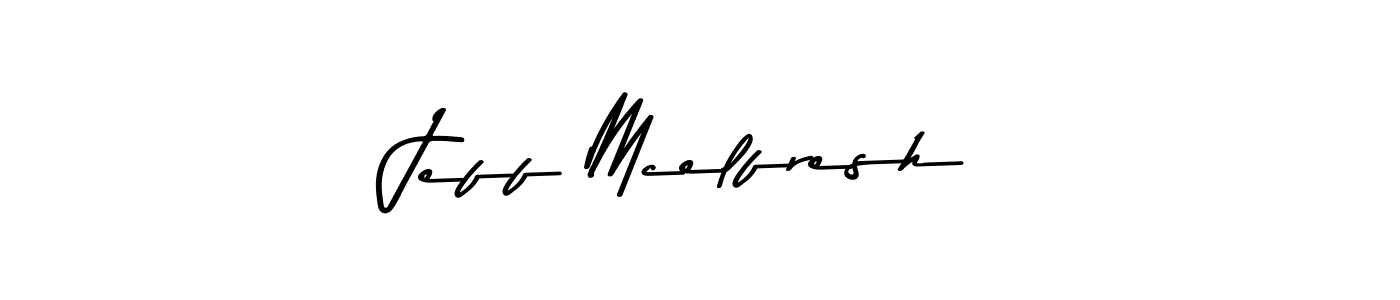 Similarly Asem Kandis PERSONAL USE is the best handwritten signature design. Signature creator online .You can use it as an online autograph creator for name Jeff Mcelfresh. Jeff Mcelfresh signature style 9 images and pictures png