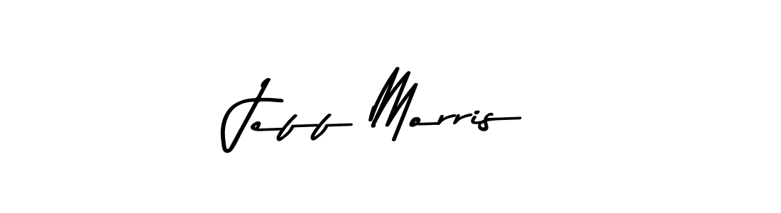 Create a beautiful signature design for name Jeff Morris. With this signature (Asem Kandis PERSONAL USE) fonts, you can make a handwritten signature for free. Jeff Morris signature style 9 images and pictures png