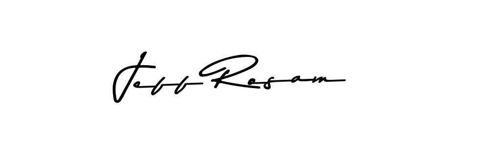 Make a short Jeff Rosam signature style. Manage your documents anywhere anytime using Asem Kandis PERSONAL USE. Create and add eSignatures, submit forms, share and send files easily. Jeff Rosam signature style 9 images and pictures png