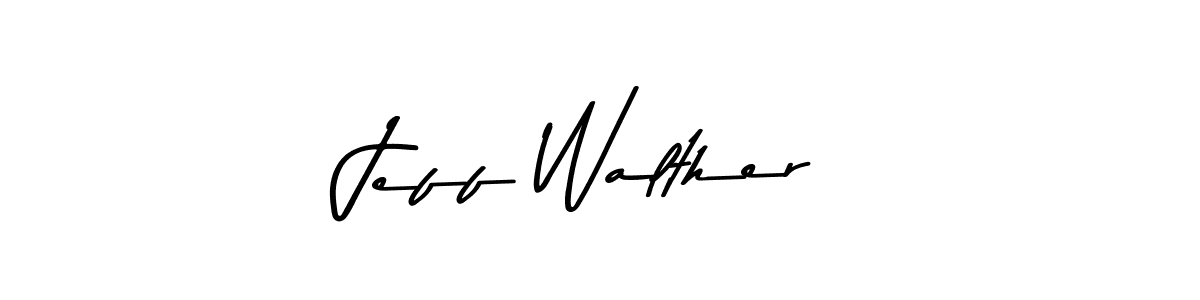 Make a beautiful signature design for name Jeff Walther. With this signature (Asem Kandis PERSONAL USE) style, you can create a handwritten signature for free. Jeff Walther signature style 9 images and pictures png
